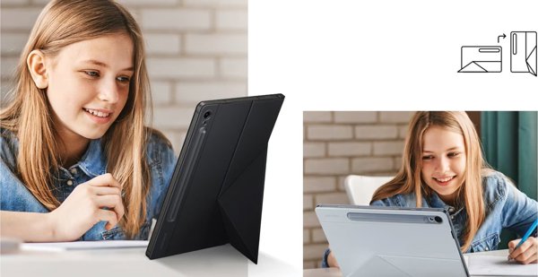 Θήκη για tablet Samsung Samsung EF-BX710POEGWW Tab S9 / S9 FE Smart Book Cover πορτοκαλί