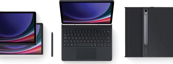 Θήκη για tablet Samsung Samsung EF-BX710POEGWW Tab S9 / S9 FE Smart Book Cover πορτοκαλί