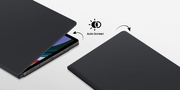 Θήκη για tablet Samsung Samsung EF-BX710POEGWW Tab S9 / S9 FE Smart Book Cover πορτοκαλί