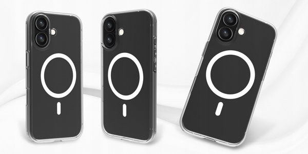 Etui Roobix Clarion MagSafe do iPhone 17 - przezroczyste