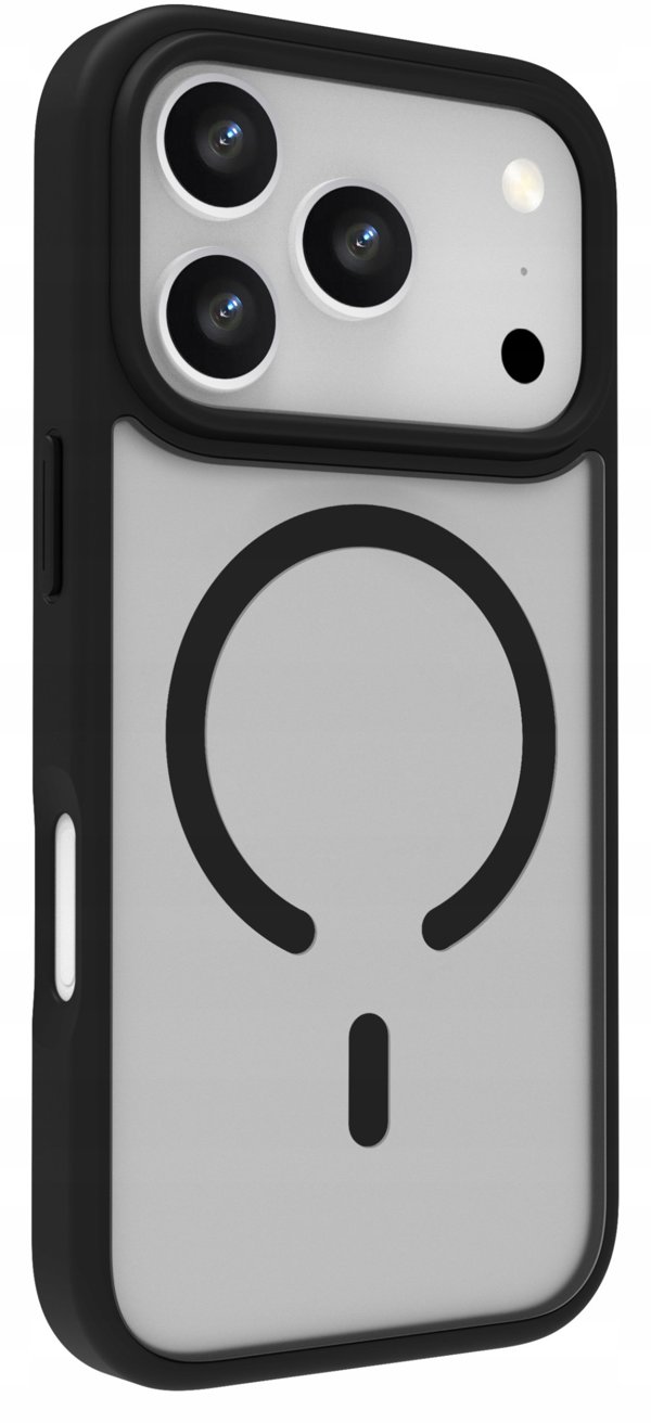 Etui Roobix Dusky MagSafe do iPhone 17 Pro - czarne matowe
