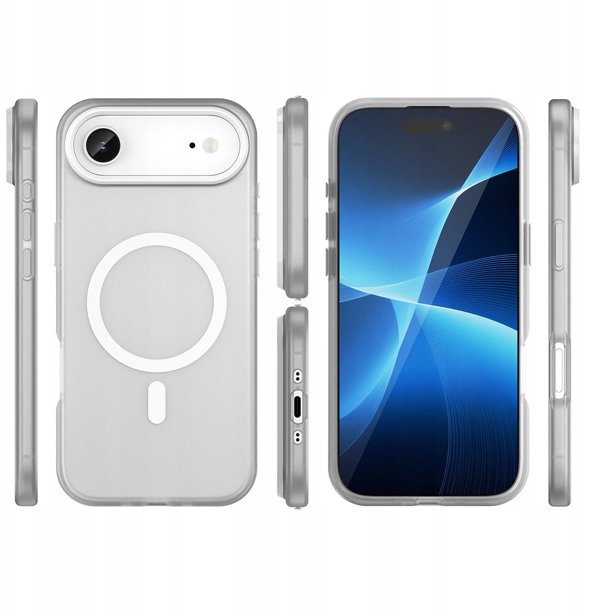 Μαγνητική θήκη Abrasive για iPhone 17 Air συμβατή με MagSafe - ματ λευκό