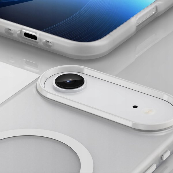 Μαγνητική θήκη Abrasive για iPhone 17 Air συμβατή με MagSafe - ματ λευκό