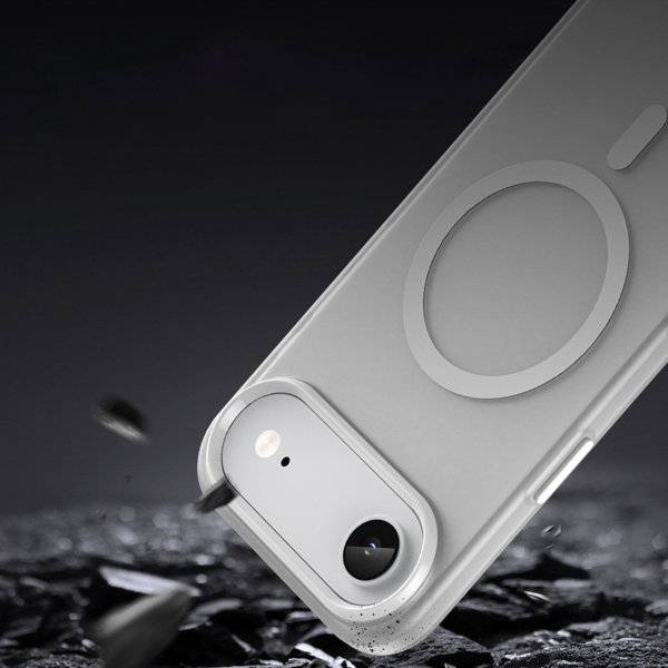 Μαγνητική θήκη Abrasive για iPhone 17 Air συμβατή με MagSafe - ματ λευκό