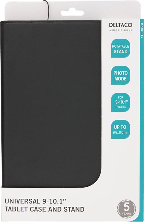 Θήκη για tablet Deltaco Case DELTACO universal 9/10.1", μαύρο