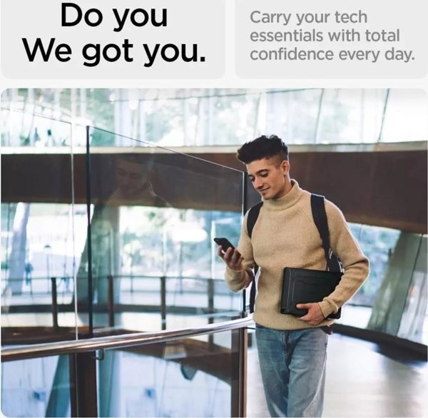 Θήκη για tablet Spigen Spigen Rugged Armor PRO iPad Air 13" 2024 μαύρο/black ACS07669