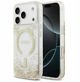 Θήκη Guess Resin Bottom Glitter MagSafe για iPhone 17 Pro χρυσή