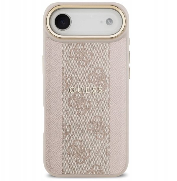 Θήκη Guess 4G Stripe MagSafe για iPhone Air ροζ