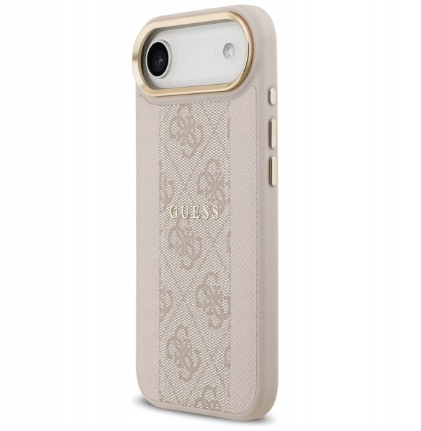 Θήκη Guess 4G Stripe MagSafe για iPhone Air ροζ