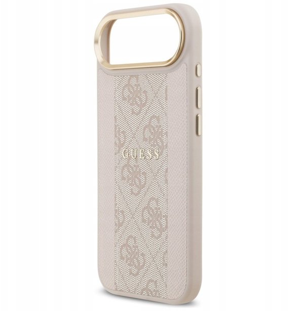 Θήκη Guess 4G Stripe MagSafe για iPhone Air ροζ