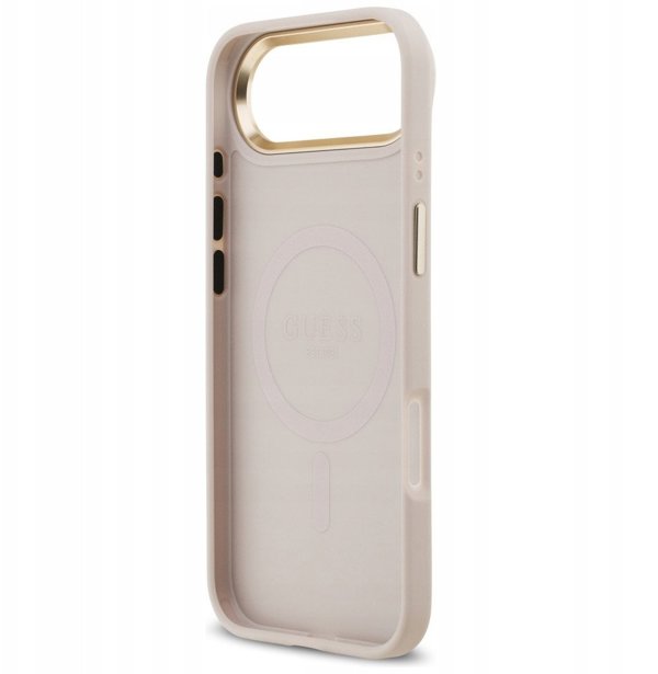 Θήκη Guess 4G Stripe MagSafe για iPhone Air ροζ