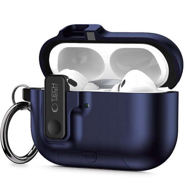 Θήκη Tech-Protect Slim Hook για Apple AirPods Pro 3 Navy Blue