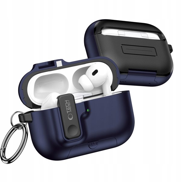 Θήκη Tech-Protect Slim Hook για Apple AirPods Pro 3 Navy Blue