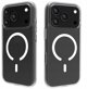 Etui Roobix Clarion MagSafe do iPhone 17 Pro Max - przezroczyste
