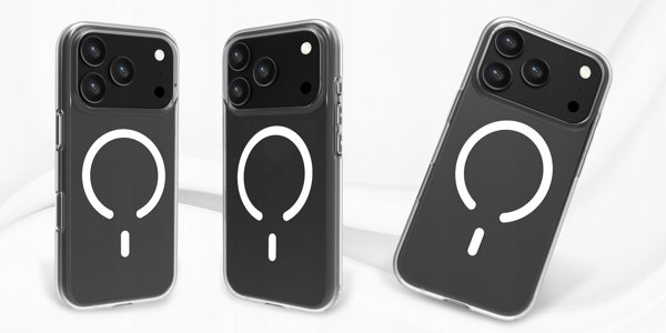 Etui Roobix Clarion MagSafe do iPhone 17 Pro Max - przezroczyste