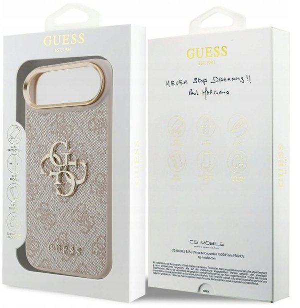 Θήκη Guess 4G Big 4G Classic Logo για iPhone Air ροζ χρυσό
