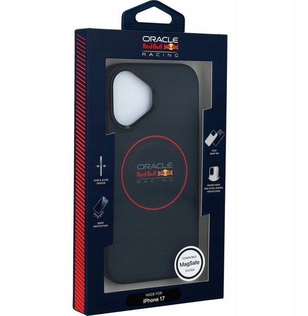Θήκη Red Bull Meshed Red Ring & Metal Buttons MagSafe για iPhone 17 μπλε