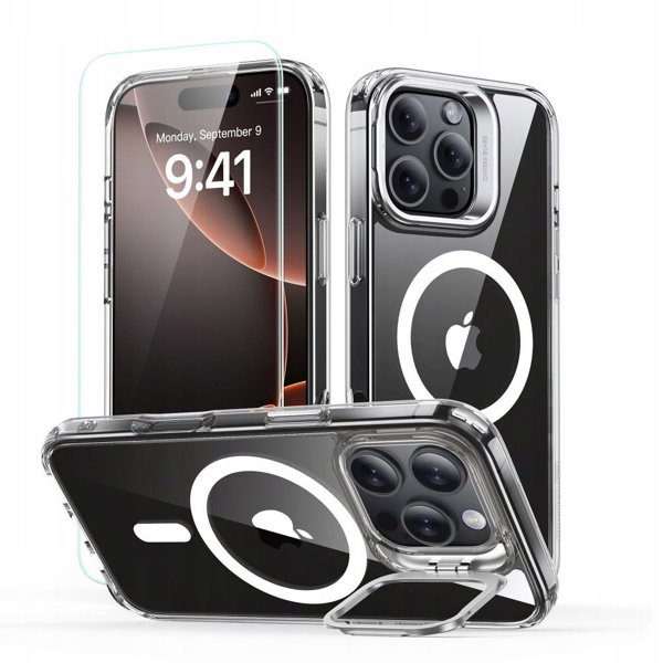 Θήκη ESR Classic Hybrid Kickstand MagSafe για Apple iPhone 17 Pro Διαφανές/μαύρο