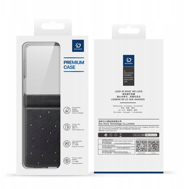 Θήκη Dux Ducis Stex για Samsung Galaxy Z Flip7 - μαύρο