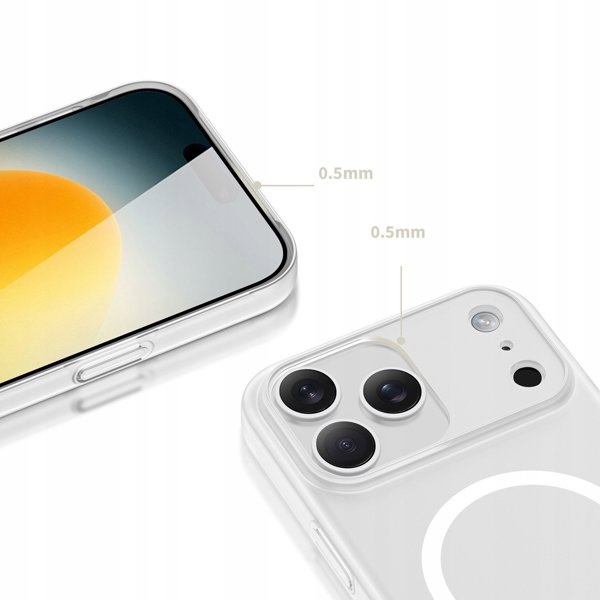 Θήκη Tech-Protect Magslim MagSafe για Apple iPhone 17 Pro Max Matte/λευκό