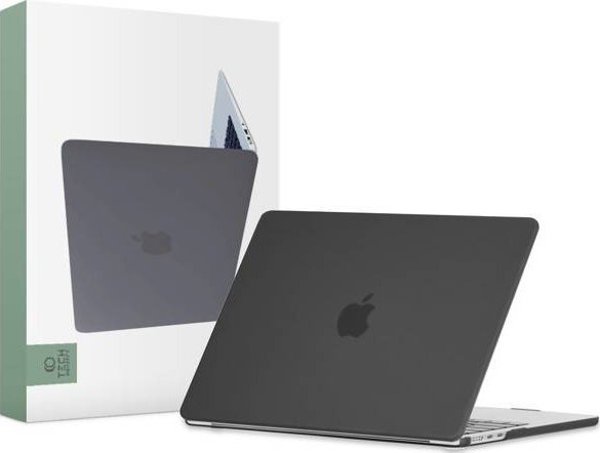 Tech-Protect SmartShell Θήκη για MacBook Air 13" 2022, Εργονομική Προστατευτική Θήκη, Μαύρη