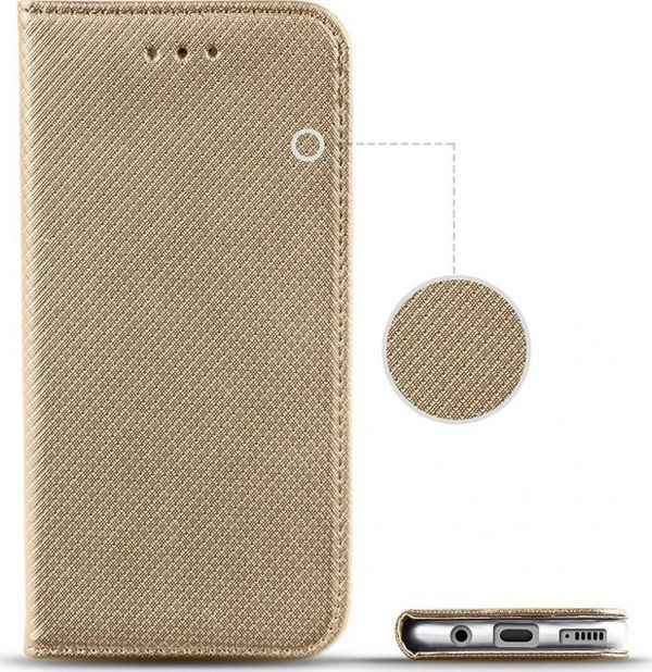 Θήκη XIAOMI REDMI NOTE 9T 5G πορτοφόλι με καπάκι Flip Magnet χρυσό