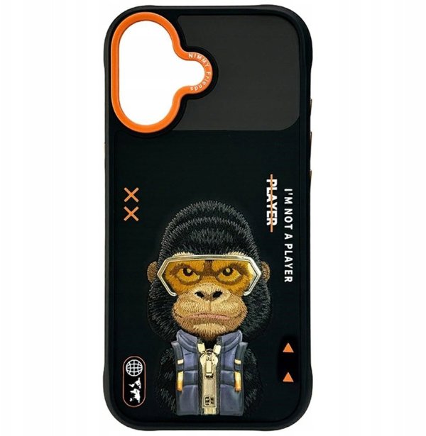 Θήκη Nimmy Cool&Cute 2.0 Gorilla για iPhone 17 μαύρο
