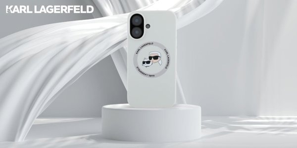 Ετούι Καρλ Λάγκερφελντ Σιλικόνη Νταμπλ Χεντς Αντ Σέρκλ ΜαγΣεϊφ ντο ΆιΦον 16 μπεζ