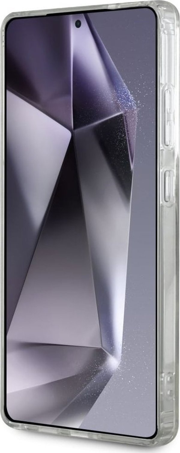 Θήκη Karl Lagerfeld Button Karl Head Printed Logo MagSafe Samsung Galaxy S25 Ultra λευκό