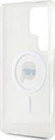 Θήκη Karl Lagerfeld Button Karl Head Printed Logo MagSafe Samsung Galaxy S25 Ultra λευκό