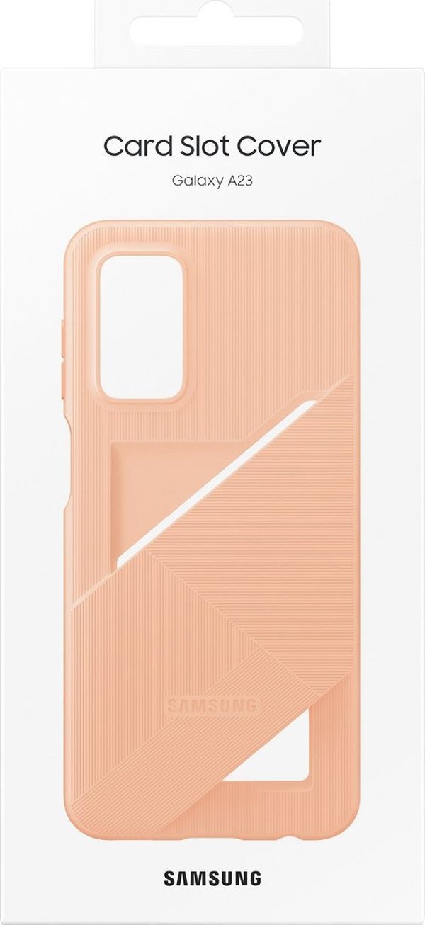 Θήκη για tablet Samsung Card Slot Cover θήκη για Samsung Galaxy A23 5G σιλικόνη κάλυμμα πορτοφόλι για κάρτα χαλκός (EF-OA235TPEGWW)