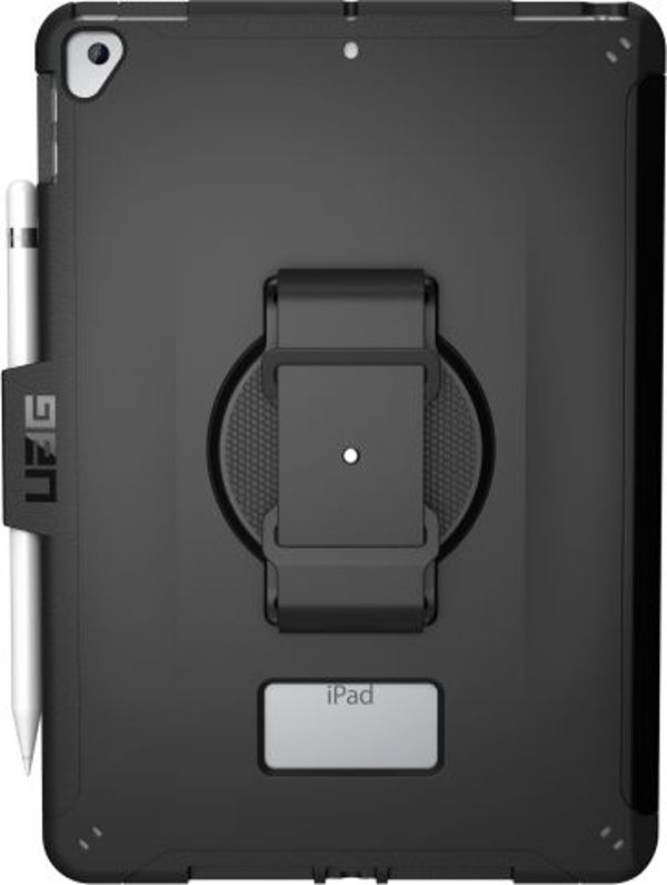 Θήκη για tablet Urban UAG Scout Hand Strap - προστατευτική θήκη με λαβή για το χέρι για iPad 10.2" 7&8G (μαύρη)