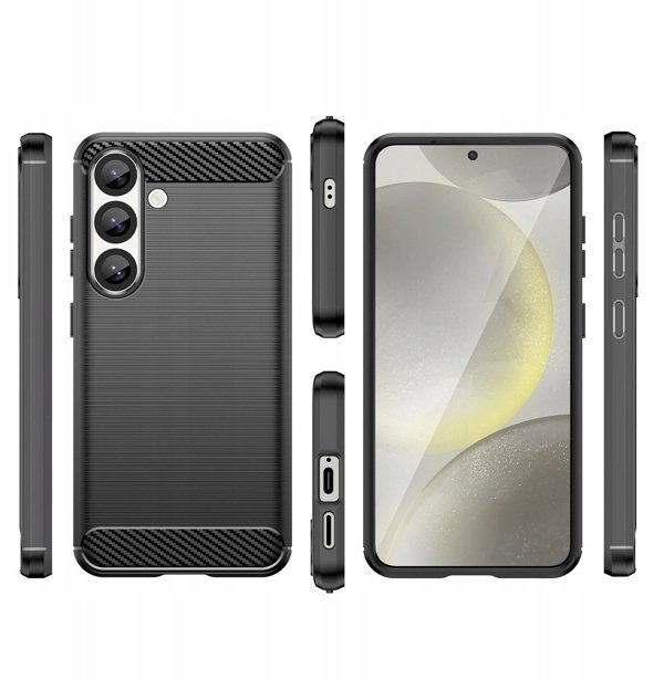 Θήκη Carbon Case ελαστική σιλικόνη για Google Pixel 10 Pro XL - μαύρη