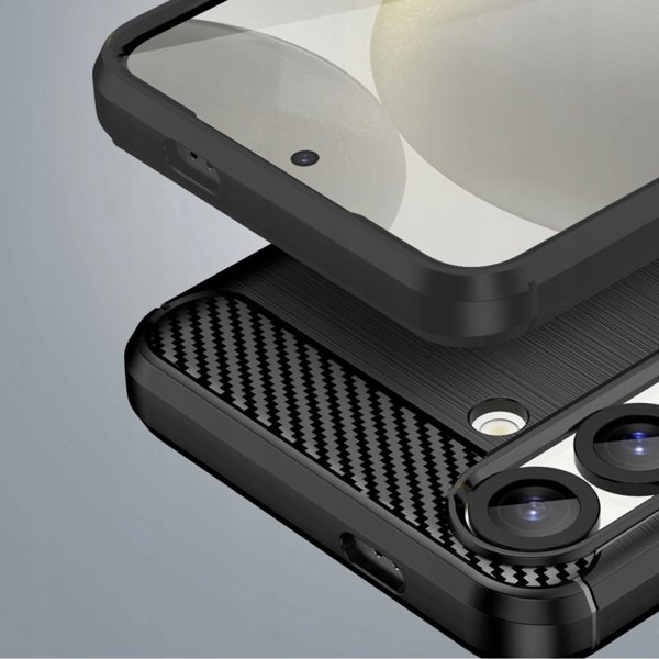 Θήκη Carbon Case ελαστική σιλικόνη για Google Pixel 10 Pro XL - μαύρη