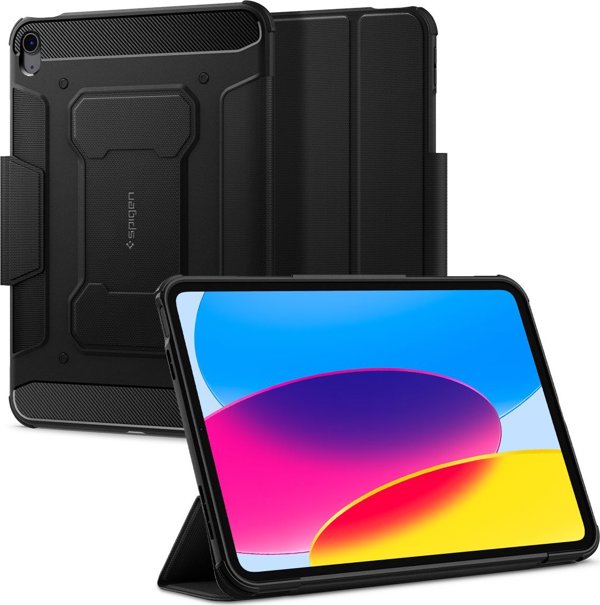Θήκη για tablet Spigen Spigen Rugged Armor Pro, μαύρο - iPad 10.9" 2022