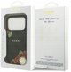Θήκη Guess 4G Flowers Print MagSafe για iPhone 17 Pro Max μαύρο