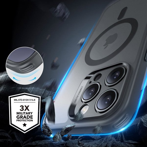 Etui ESR Classic Pro Set Halolock MagSafe na iPhone 16 Pro Max - szare