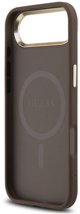 Θήκη Guess 4G Triangle Logo MagSafe για iPhone Air καφέ χρυσό