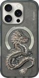 Θήκη Nimmy Dragon MagSafe για iPhone 16 Pro Max γκρι