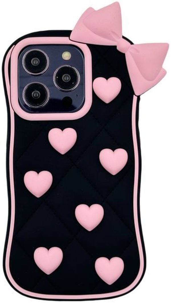 Θήκη ETUI 3D Καρδιές iPhone 14 Pro standard
