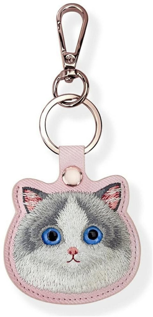 Θήκη για εντοπιστή / μπρελόκ Nimmy Big Eyed Pet 2.0 Cat ροζ