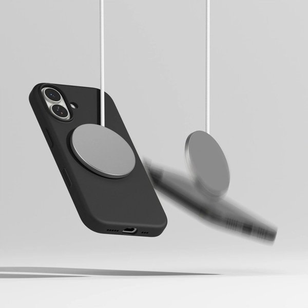 Θήκη Ringke Σιλικόνης Μαγνητική MagSafe για Apple iPhone 17 Μαύρο