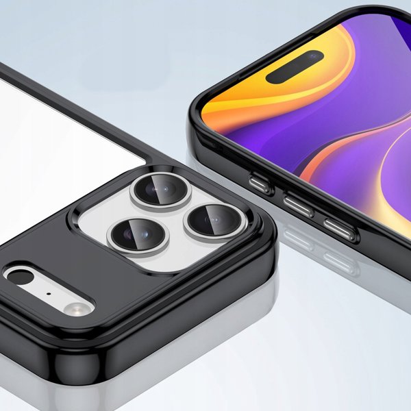 Θήκη Outer Space για iPhone 17 Pro - μαύρο διάφανο
