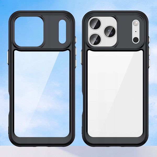 Θήκη Outer Space για iPhone 17 Pro - μαύρο διάφανο
