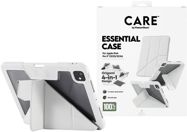 PanzerGlass Θήκη Care Y Fold για iPad Pro 11" (2025/2024), Ανοιχτό Γκρι