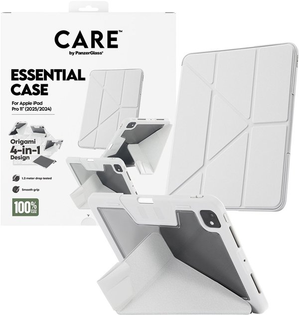 PanzerGlass Θήκη Care Y Fold για iPad Pro 11" (2025/2024), Ανοιχτό Γκρι