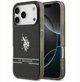 Θήκη US Polo DH and Bottom Stripe Logo MagSafe για iPhone 17 Pro μαύρο