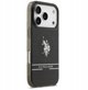 Θήκη US Polo DH and Bottom Stripe Logo MagSafe για iPhone 17 Pro μαύρο