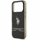 Θήκη US Polo DH and Bottom Stripe Logo MagSafe για iPhone 17 Pro μαύρο