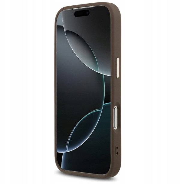 Etui Guess 4G Big 4G Classic Logo για iPhone 17 Pro Max καφέ χρυσό